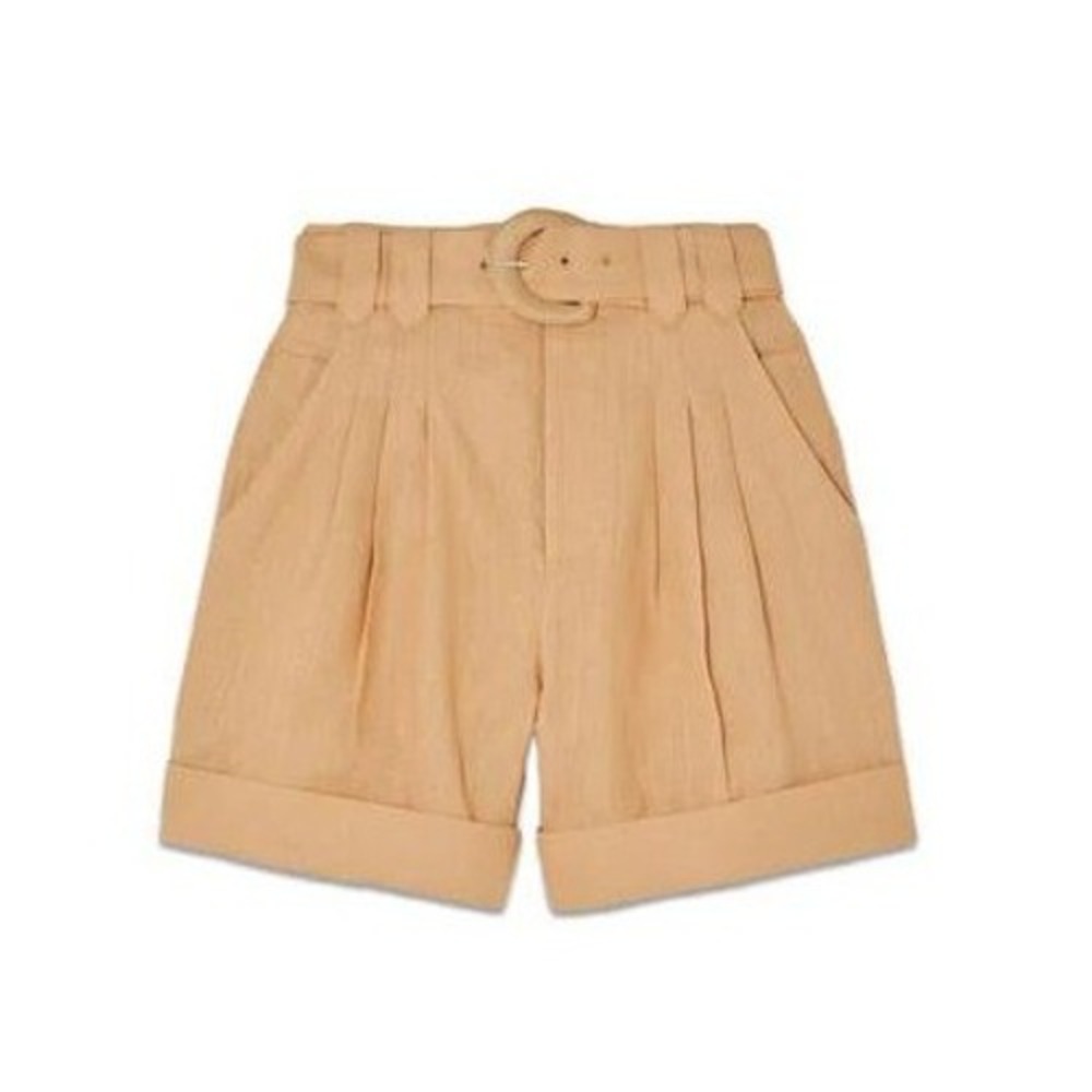 Farm Rio Beige Tailored Shorts Beige - Size XS - NWT